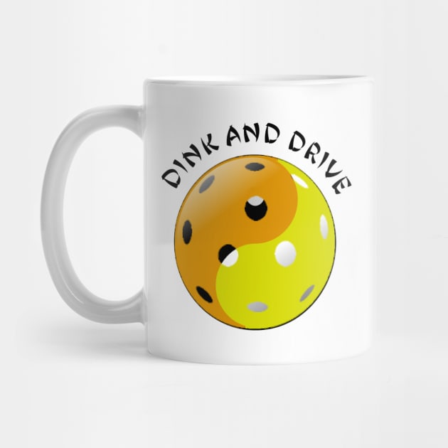 Pickleball Logo Size, Dink and Drive / Yin and Yang by numpdog